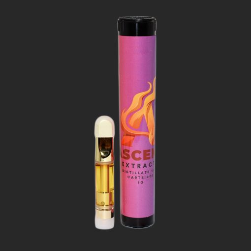 Grape Ape Distillate Cartridges 1000mg THC By (Ascend)