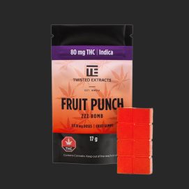 Fruit Punch Zzz Bombs 80MG THC Indica by (Twisted Extracts)