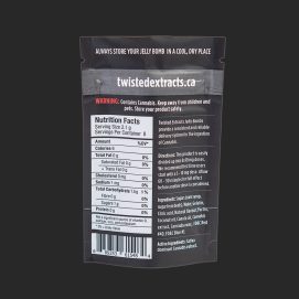 Halley's Comet Jelly Bombs 80MG CBD/THC 1:1 Sativa by (Twisted Extracts)