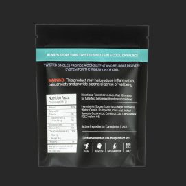 Sour Lemon Twisted Singles 160MG CBD by (Twisted Extracts)