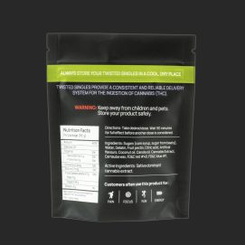Sour Strawberry Kiwi Twisted Singles 160MG THC by (Twisted Extracts)