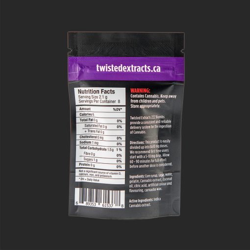 Zzz Bombs 80MG THC Indica by (Twisted Extracts)