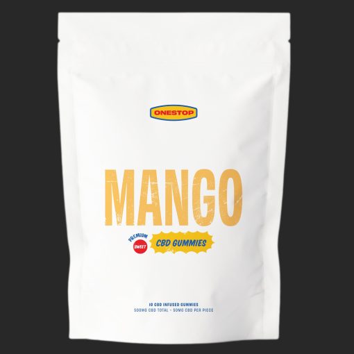 Mango Gummies 500MG CBD By (One Stop)