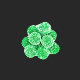 Sour Green Apple Gummies 500MG THC By (One Stop)