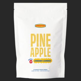 Sour Pineapple Gummies 500MG THC By (One Stop)