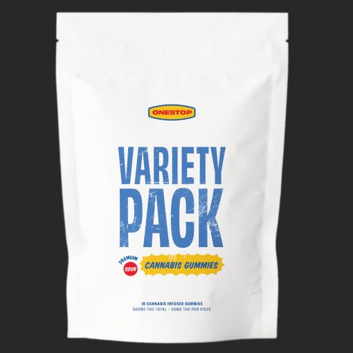 Sour Variety Pack Gummies 500MG THC By (One Stop)