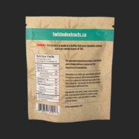 Cara-Melts 80MG CBD By (Twisted Extracts) Back