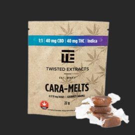 Cara-Melts 80MG CBD/THC 1:1 Indica By (Twisted Extracts)