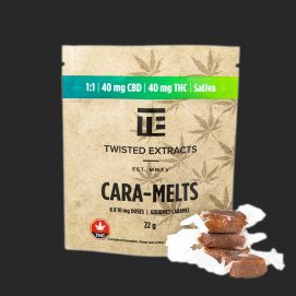 Cara-Melts 80MG CBD/THC 1:1 Sativa By (Twisted Extracts)